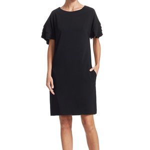 AKRIS PUNTO Layered Sleeve Shift Dress